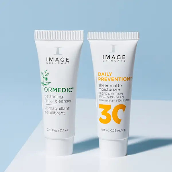 Spend $75 get the ORMEDIC cleanser + DAILY PREVENTION sheer matte minis